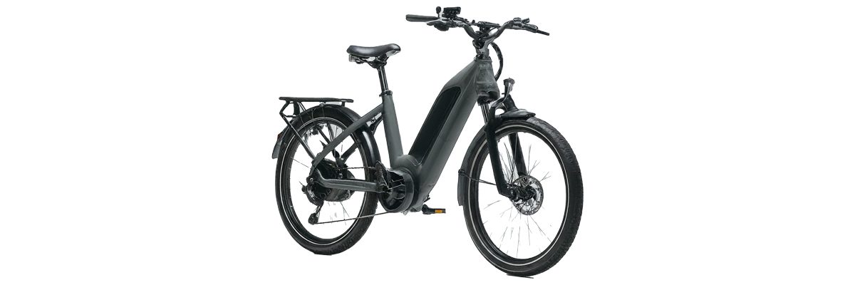 electric bike in white background